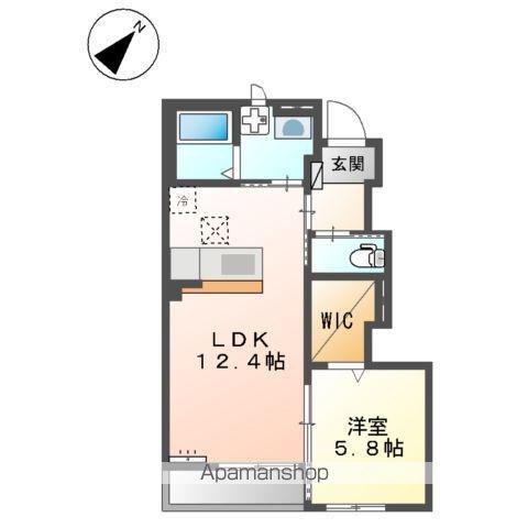 メゾン リッシュ(1LDK/1階)の間取り写真