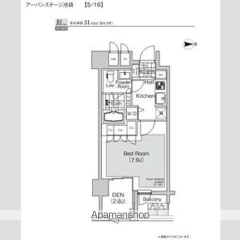 プライムアーバン池袋(1K/10階)の間取り写真