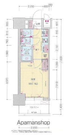 プレサンス太閤通駅前デュプル(1K/10階)の間取り写真