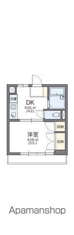 レオパレス新宿A館(1K/3階)の間取り写真