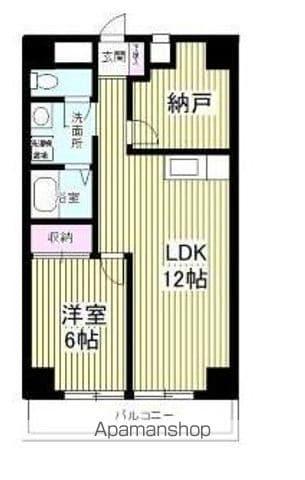 カズサコーポ(1SLDK/9階)の間取り写真