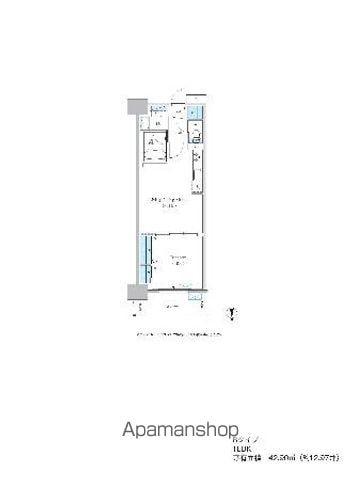 グランセジュール大国町(1LDK/3階)の間取り写真