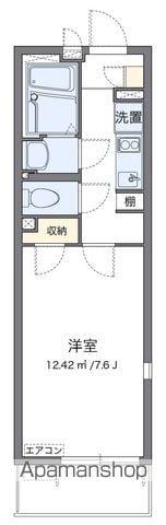 レオネクストヴィラージュ(1K/4階)の間取り写真
