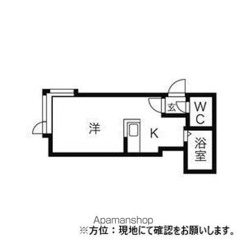 YTS40(ワンルーム/2階)の間取り写真