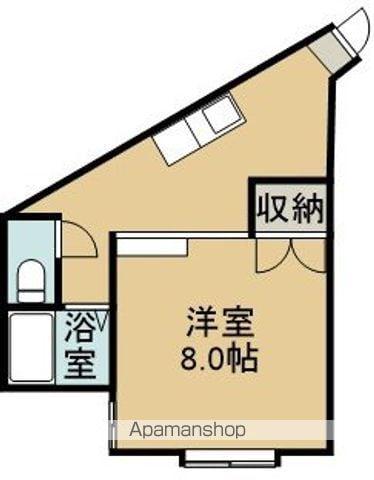 メゾンセピア(1K/2階)の間取り写真