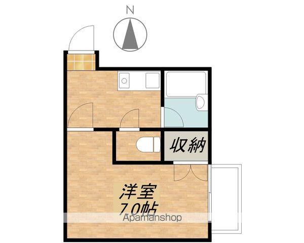 佃コーポ2(1K/2階)の間取り写真