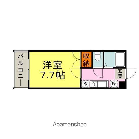 FOREST DAZAIFU(1K/3階)の間取り写真