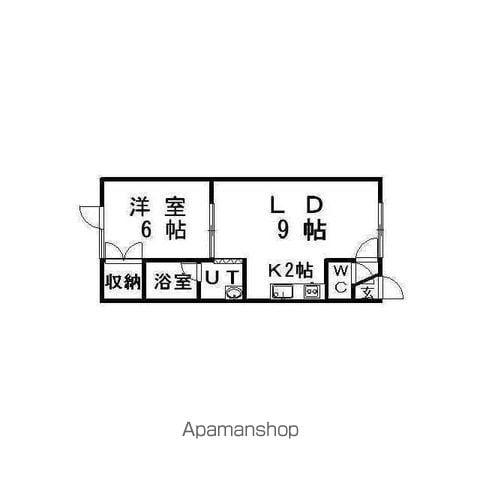 リベルテ(1LDK/2階)の間取り写真