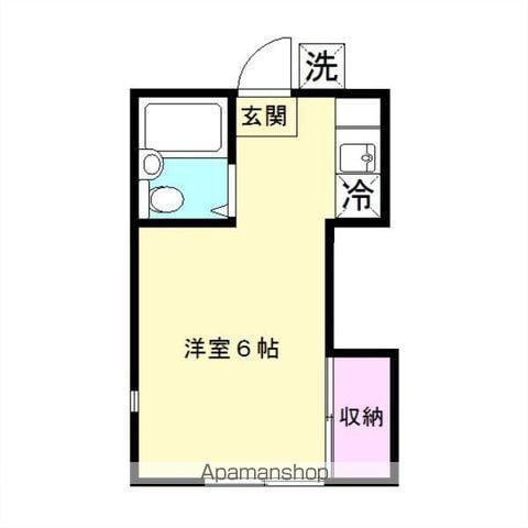 APT富士(ワンルーム/1階)の間取り写真