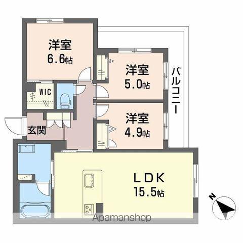 ボヤージュ春日(3LDK/2階)の間取り写真