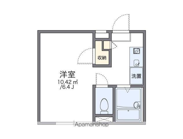 レオパレスR&S(1K/2階)の間取り写真