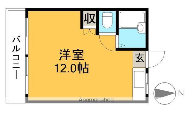 アゼリア30(ワンルーム/2階)の間取り写真