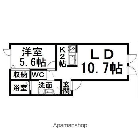 CLASSⅠ(1LDK/2階)の間取り写真