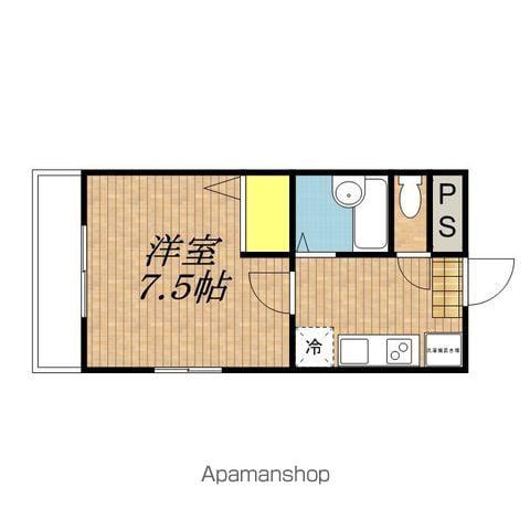 ウィンズ栄(1K/2階)の間取り写真