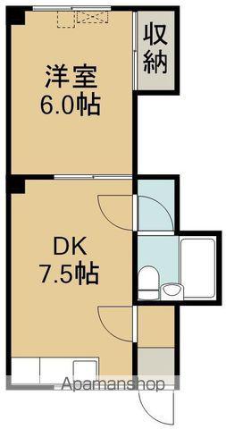 コーポ泉州(1DK/3階)の間取り写真