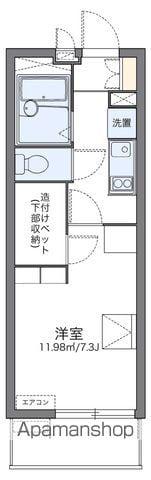 レオパレス松山(1K/3階)の間取り写真