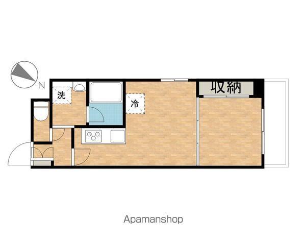 ミライズ横濱桜木町レジデンス(1LDK/6階)の間取り写真