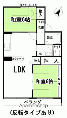 メゾン・トレド(2LDK/1階)の間取り写真