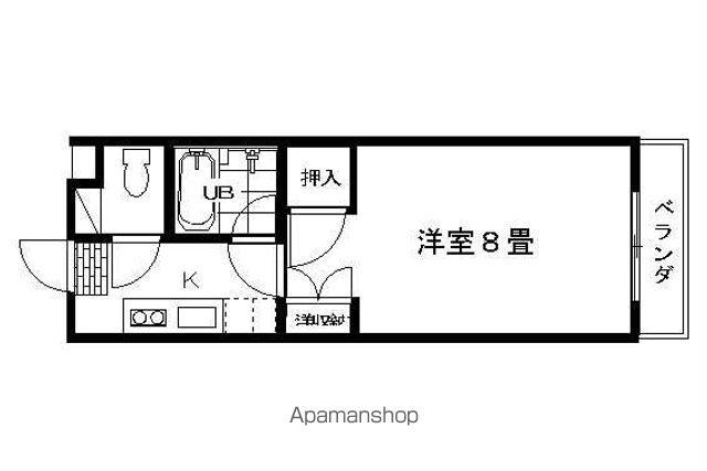 MAISON DE PARVENIR(1K/2階)の間取り写真