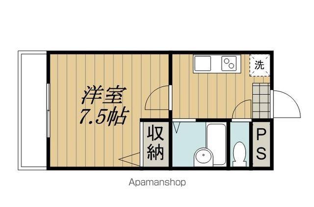 ウィンズ栄(1K/3階)の間取り写真