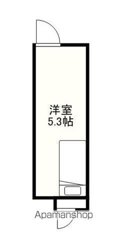 C-PLUS草薙(ワンルーム/2階)の間取り写真