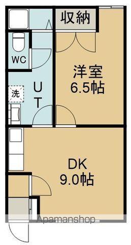 レジデンスYOU(1DK/1階)の間取り写真