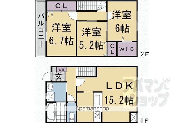 ヴェルデ広沢(3LDK)の間取り写真