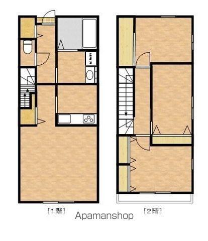 日豊本線 宮崎神宮駅 徒歩22分 2階建 築1年(3LDK)の間取り写真