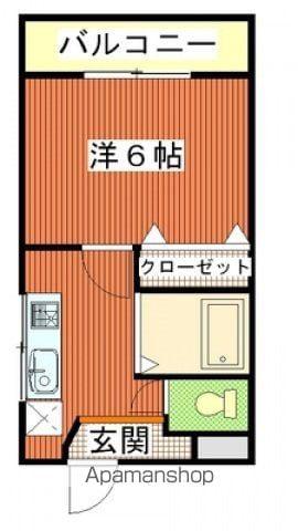 アイレスト白島(1K/3階)の間取り写真