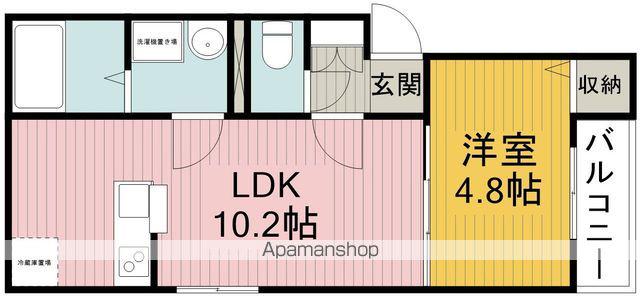 メゾンみけ(1LDK/3階)の間取り写真