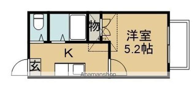 アーバン台原(1K/2階)の間取り写真