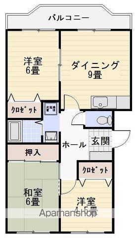はいつどりーむ(3DK/2階)の間取り写真
