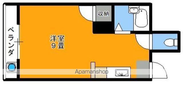 アーバンパレス新屋敷(ワンルーム/4階)の間取り写真