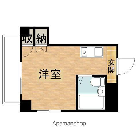 ホワイトウイング越野(ワンルーム/5階)の間取り写真