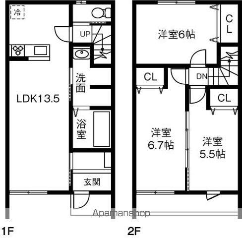 VILLAGE DU PURUNIER(3LDK)の間取り写真
