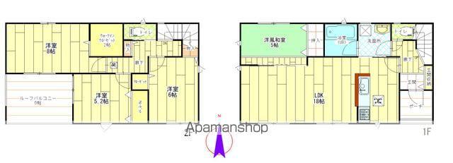 中央本線 竜王駅 バス乗車時間:45分 竜王駅バス停で下車 徒歩1分 2階建 築1年(4LDK)の間取り写真