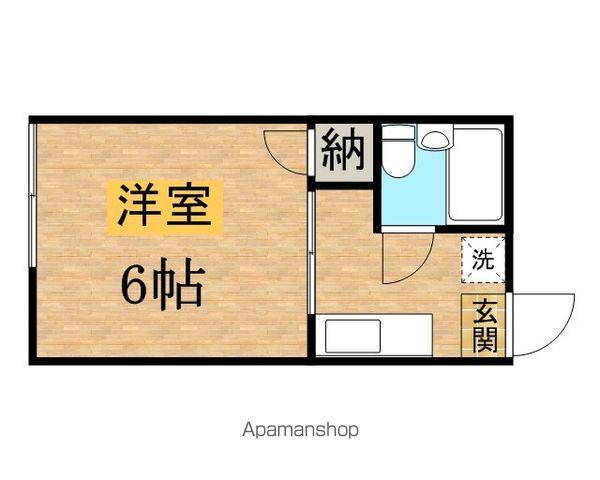 シティハイムさとう(1K/2階)の間取り写真