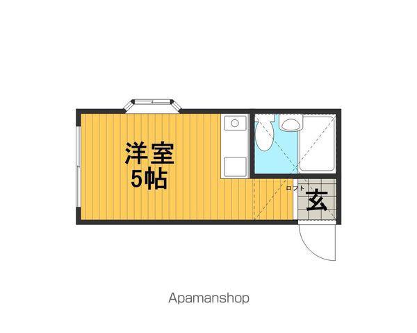 プライムライフ(ワンルーム/1階)の間取り写真