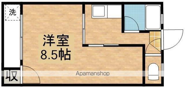 昭福荘(1K/2階)の間取り写真