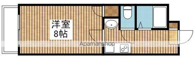 LILY-BE女池(1K/1階)の間取り写真