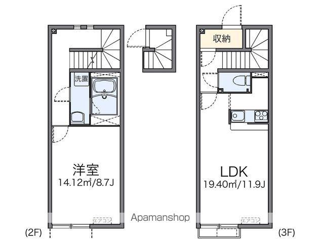 レオネクスト壽光Ⅲ(1LDK/2階)の間取り写真