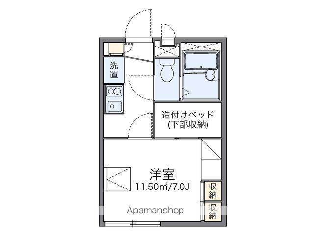 レオパレスコーポリッチⅡ(1K/2階)の間取り写真