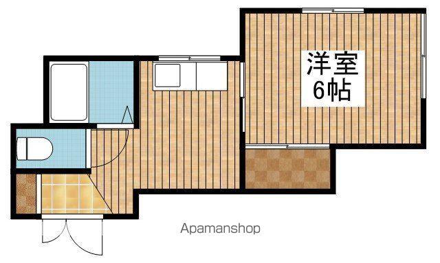 メゾンナウ(1K/1階)の間取り写真
