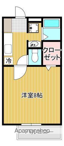 ソレジオ オリビア(1K/1階)の間取り写真