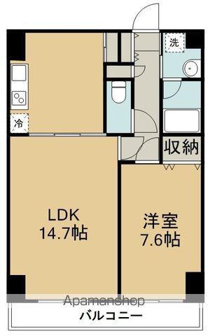 レジデンス仙台駅東(1LDK/10階)の間取り写真