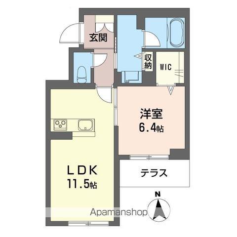 プレミアメゾン戸田(1LDK/1階)の間取り写真