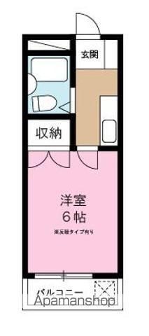 ドミトリー山根(1K/3階)の間取り写真