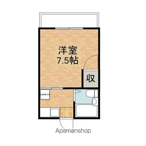 サニーハイツB(1K/2階)の間取り写真