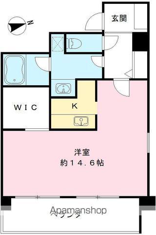 メゾン ド オーキッド(ワンルーム/11階)の間取り写真