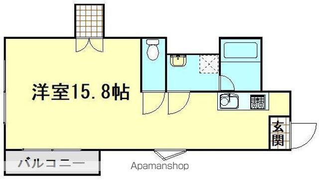 ピカデリーサーカス(ワンルーム/2階)の間取り写真
